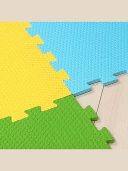 Мягкий коврик - пазл «New-накат. Соты», 100×100 см, зелёный, универсальный