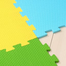 Мягкий коврик - пазл «New-накат. Соты», 100×100 см, зелёный, универсальный