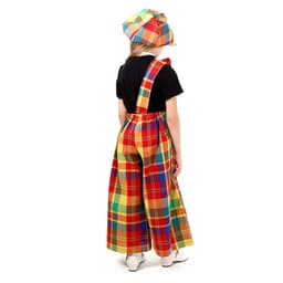 Костюм карнавальный «Клоун с бабочкой», цветная клетка, рост 104-128 см