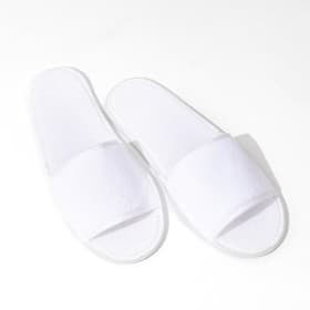 Тапочки махровая ткань, поролон 3 мм, картон 43 размер (индивидуальная упаковка)