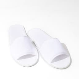 Тапочки махровая ткань, поролон 3 мм, картон 43 размер (индивидуальная упаковка)