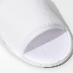 Тапочки махровая ткань, поролон 3 мм, картон 43 размер (индивидуальная упаковка)