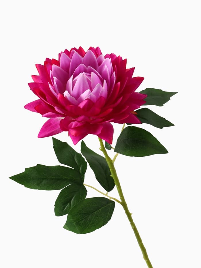 Цветы искусственные «Бегония» премиум, 14×60 см, сиреневые