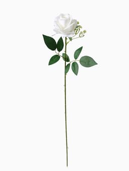 Цветы искусственные «Роза венесуэльская», 8×56 см, белые