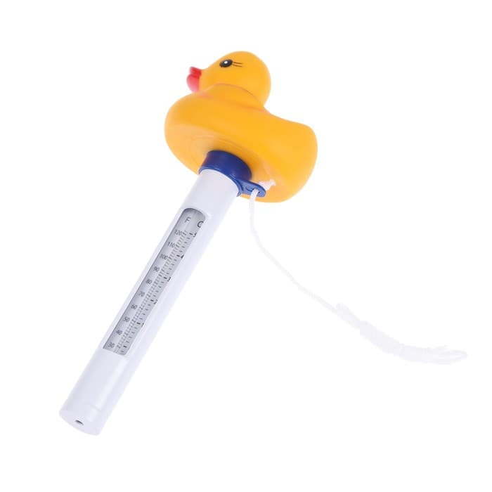 Термометр для бассейна, плавающий, уточка, жёлтый