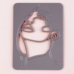 Топпер для торта «Девушка», золотой