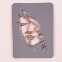 Топпер для торта «Девушка с кудрями», золотой