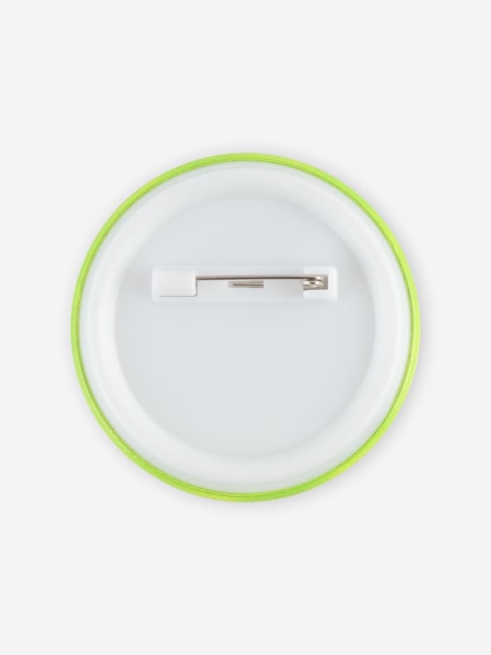 Светоотражающий значок «Лапка», d=5.8 см, жёлтый