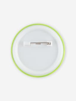 Светоотражающий значок «Лапка», d=5.8 см, жёлтый