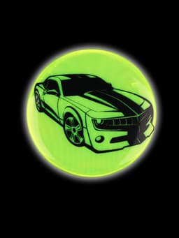 Светоотражающий значок «Авто», d=5.8 см, МИКС