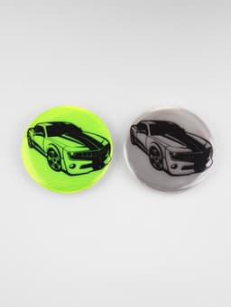 Светоотражающий значок «Авто», d=5.8 см, МИКС