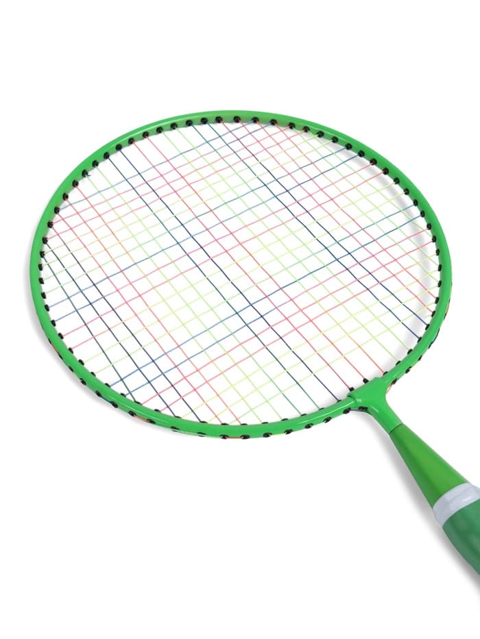 Набор для бадминтона ONLYTOP «Друзья»: 2 ракетки 44 см, 2 волана, мяч, чехол, зелёный
