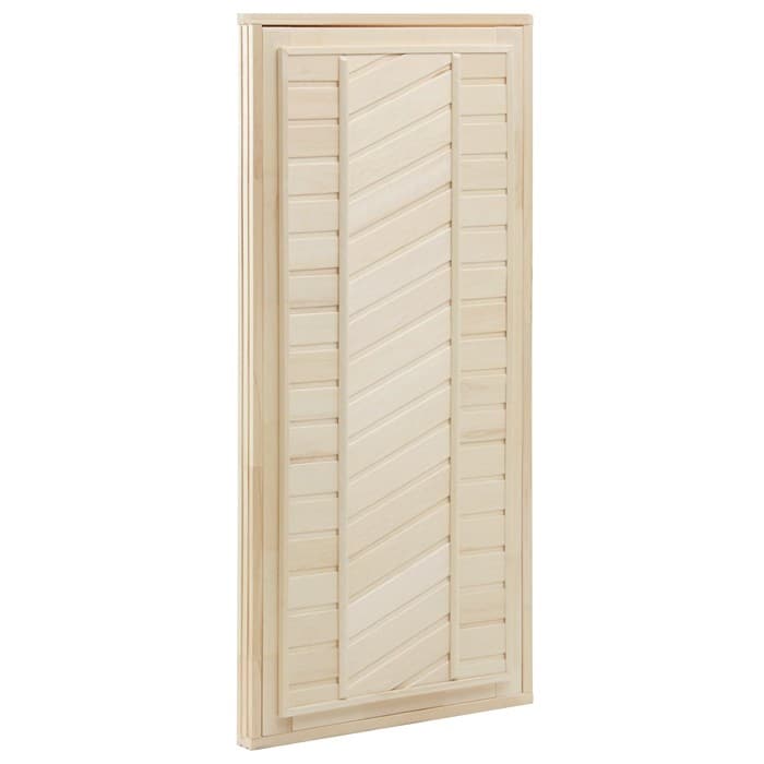 Дверь для бани и сауны, коробка 170×80 см, деревянная, универсальная, тёмная