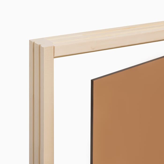 Дверь для бани и сауны «Бронза», размер коробки 180×70 см, липа, со стеклом