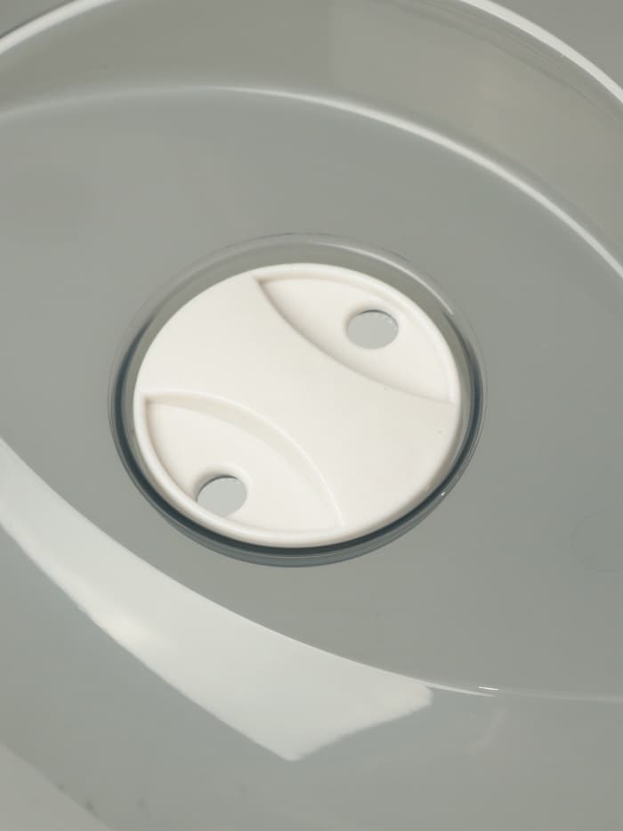 Крышка для СВЧ phibo, d=25 см, h=9.7 см, пластик, чёрная