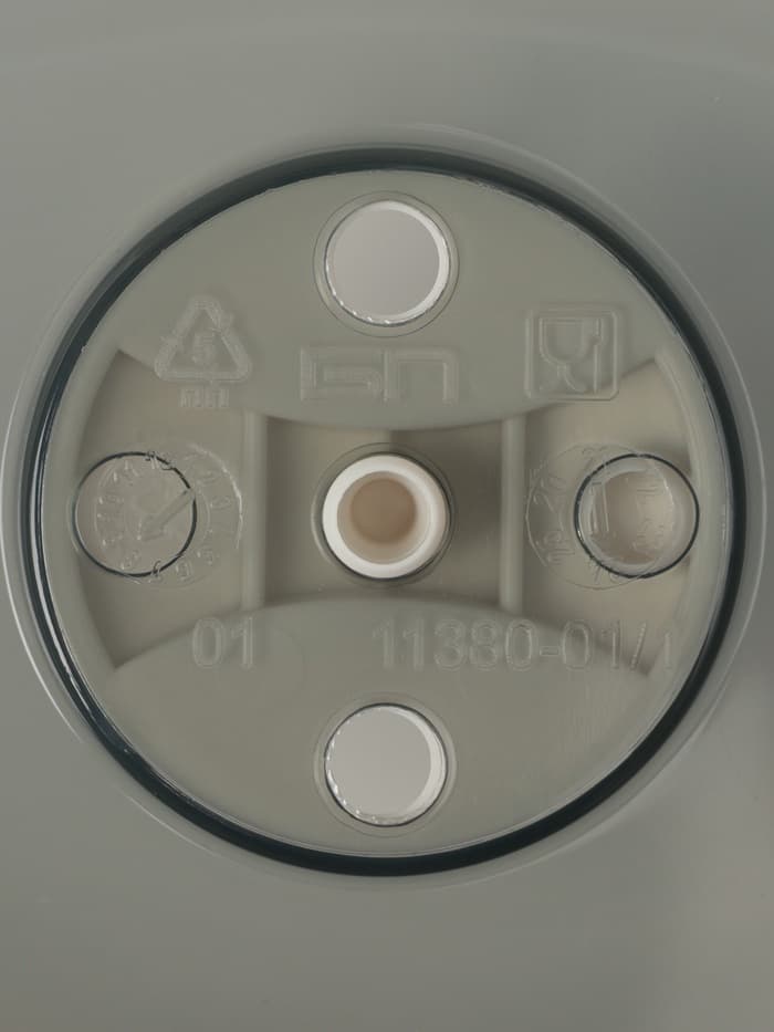 Крышка для СВЧ phibo, d=25 см, h=9.7 см, пластик, чёрная