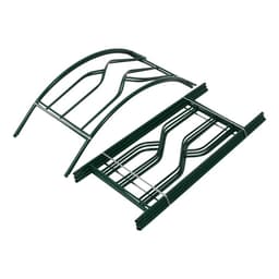 Арка садовая, 250×120×30 см, для вьющихся растений, металлическая, зелёная