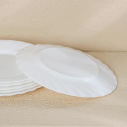 Тарелки Luminarc TRIANON, d=16 см, пирожковые, набор 6 шт., стеклокерамика, белые