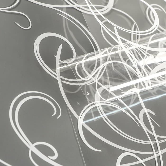 Пленка для цветов «Серпантин» белая 0.7×8.2 м, 40 мкм