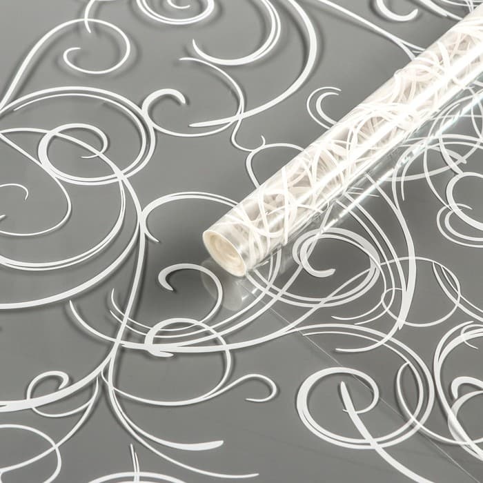 Пленка для цветов «Серпантин» белая 0.7×8.2 м, 40 мкм