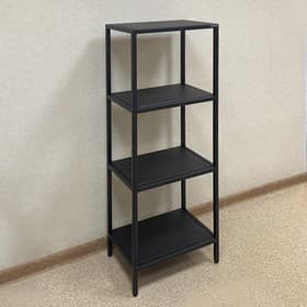 Этажерка напольная универсальная Comforty, 400×320×1600 мм, цвет чёрный