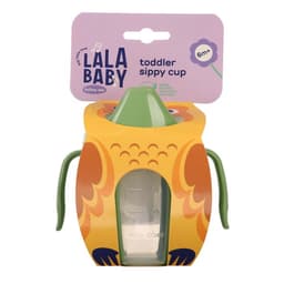 Поильник детский с твёрдым носиком Follow Me, 200 мл., с ручками, зеленый