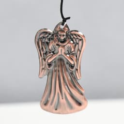 Музыка ветра «Молитва ангела», металл, 10 колокольчиков, под медь, 5×5×55 см