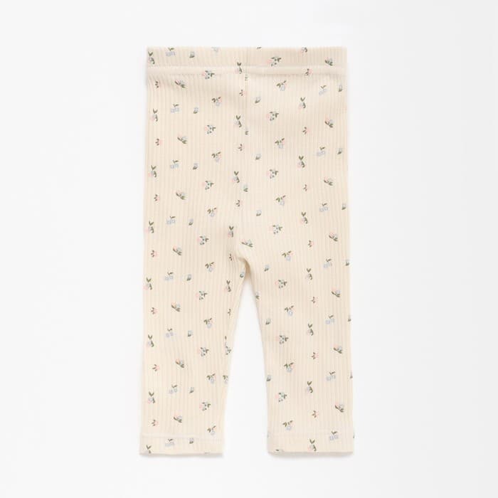 Легинсы «Крошка Я» Wildflowers, рост 62-68 см, бежевые