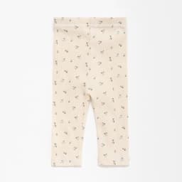 Легинсы Крошка Я Wildflowers, рост 92-98 см, бежевые