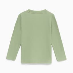 Лонгслив детский с карманом KAFTAN Basic line, размер 30 (98-104 см), хаки