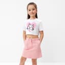 Юбка джинсовая KAFTAN, размер 30 (98-104 см), розовая