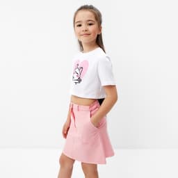 Юбка джинсовая KAFTAN, размер 30 (98-104 см), розовая