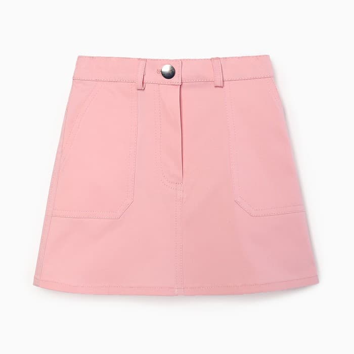 Юбка джинсовая KAFTAN, размер 30 (98-104 см), розовая