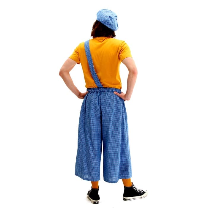 Костюм карнавальный «Клоун с бабочкой», голубая клетка, р. 48-56