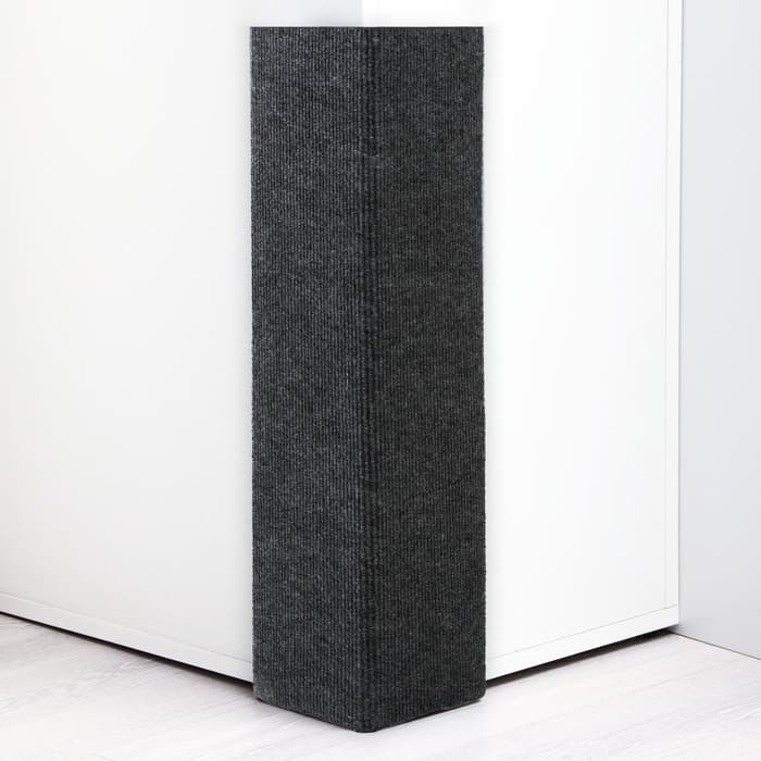 Когтеточка настенная двойная угловая, 50×25 см, серая