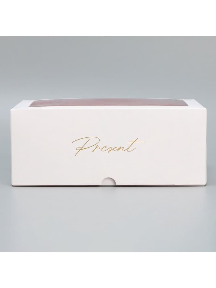 Коробка для капкейков, кондитерская упаковка двухсторонняя, 6 ячеек «Розы», 25 х 17 х 10 см