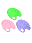 Палитра овальная, 10 ячеек, «Прованс» Calligrata, пастельные цвета, МИКС