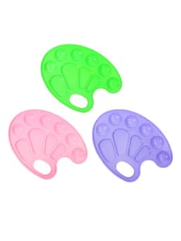 Палитра овальная, 10 ячеек, «Прованс» Calligrata, пастельные цвета, МИКС