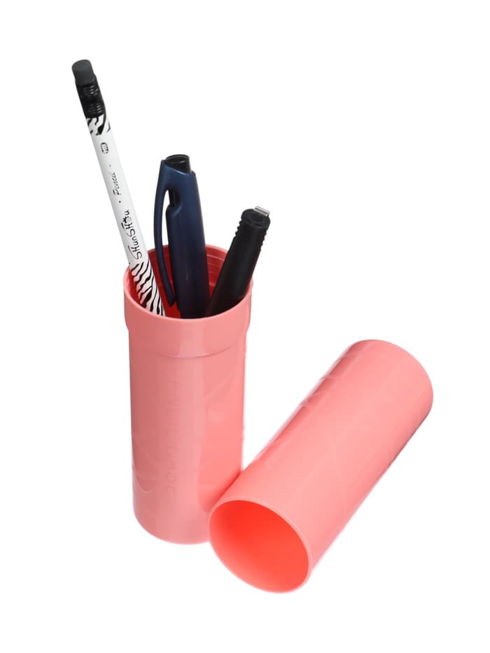 Пенал - тубус Calligrata «Прованс», 40×195 мм, пастельные цвета, пластик, МИКС