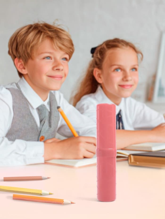 Пенал - тубус Calligrata «Прованс», 40×195 мм, пастельные цвета, пластик, МИКС