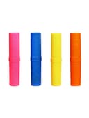 Пенал-тубус (40×195 мм) «Фонарики», Calligrata, неоновые цвета, МИКС