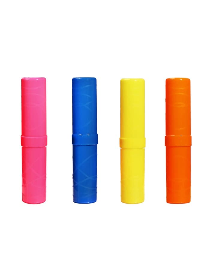 Пенал-тубус (40×195 мм) «Фонарики», Calligrata, неоновые цвета, МИКС