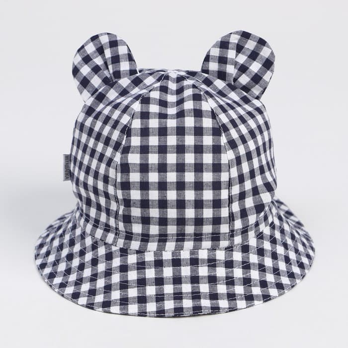 Панама детская, размер 46-48, синяя