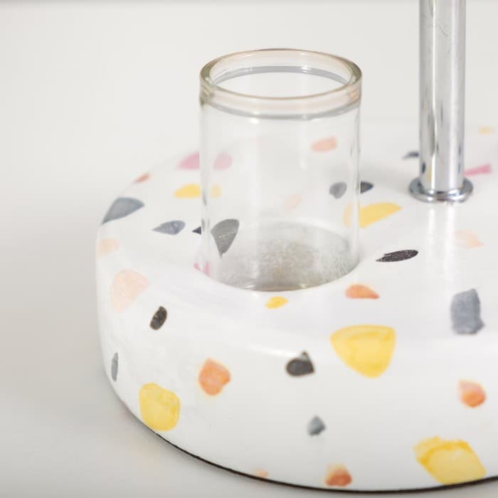 Настольная лампа с абажуром RISALUX «Аэлита», Е14, 15 Вт, белый, 20×20×30 см