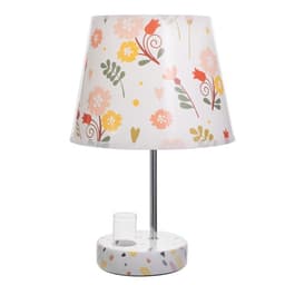 Настольная лампа с абажуром RISALUX «Аэлита», Е14, 15 Вт, белый, 20×20×30 см