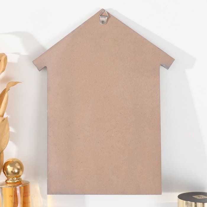 Настенные крючки декоративные «Два попугая и клетка», дерево, 20×0.5×26 см