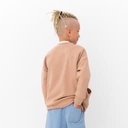 Бомбер детский MINAKU, бежевый, рост 158 см