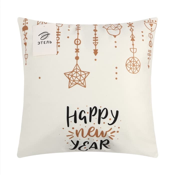 Наволочка декоративная новогодняя «Этель» New Year, 40×40 см
