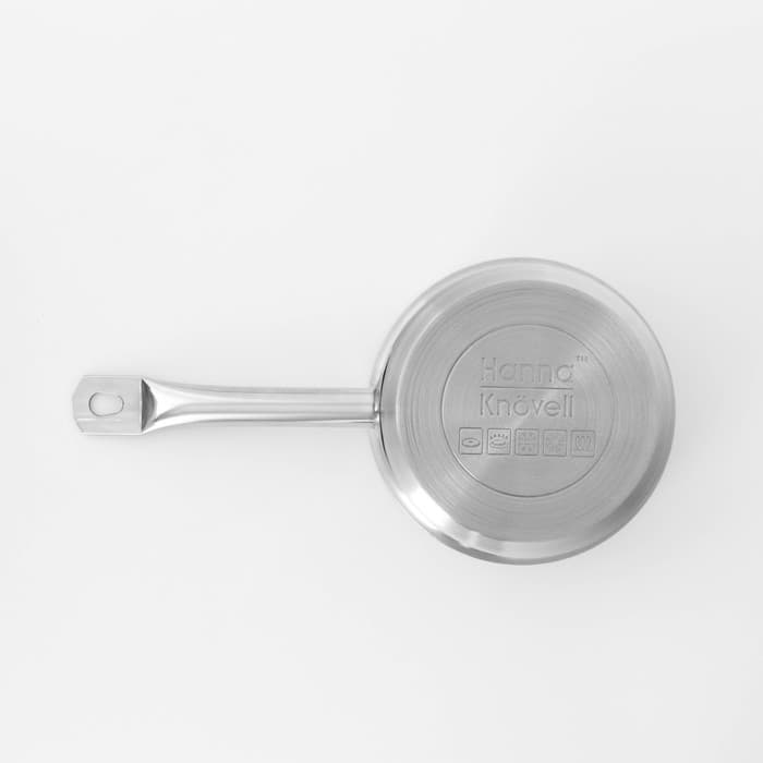 Сотейник Hanna Knövell, 1.2 л, d=16 см, h=6.5 см, с крышкой, толщина стенки 0.8 мм, индукция, нержавеющая сталь