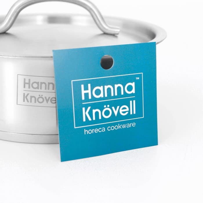 Сотейник Hanna Knövell, 1.2 л, d=16 см, h=6.5 см, с крышкой, толщина стенки 0.8 мм, индукция, нержавеющая сталь